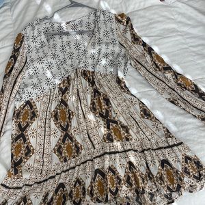 Free People fall boho festival hippie top